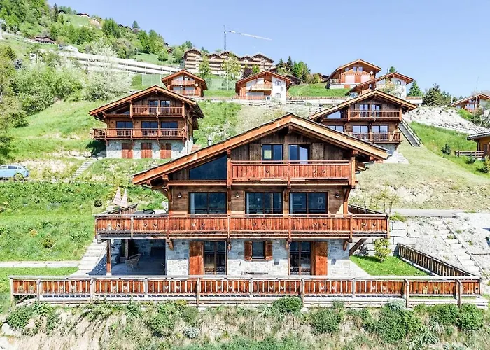 Chalou Luxe & Cosy 8 Personnes シャレー Hérémence